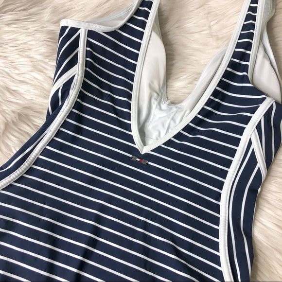 Tommy Hilfiger Nautical Stripe One Piece 12 - Picture 4 of 7